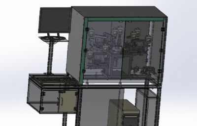 坐标测量机solidworks模型