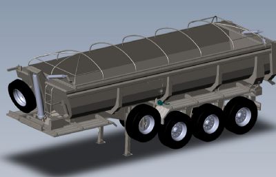 solidworks自卸半挂车