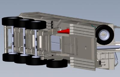 solidworks自卸半挂车