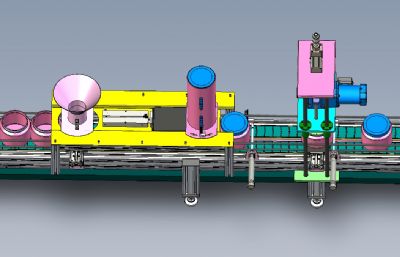 solidworks样品瓶包装机