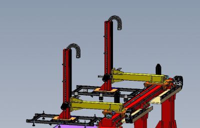 solidworks亚克力板上料机