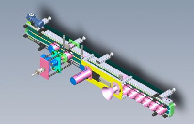 solidworks样品瓶包装机