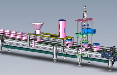 solidworks样品瓶包装机