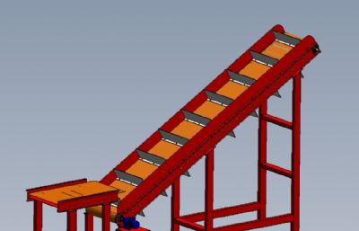 油棕果输送机solidworks模型