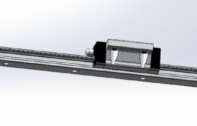 直线滑轨solidworks模型