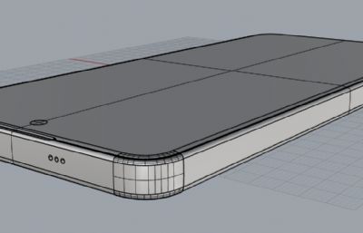 oppo reno 13F手机外观rhino模型
