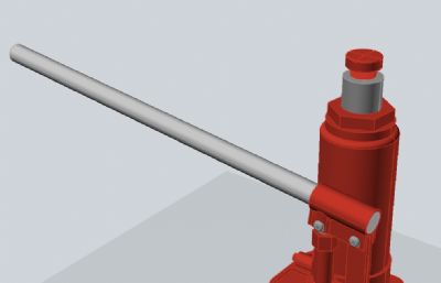 瓶式千斤顶blender,step模型