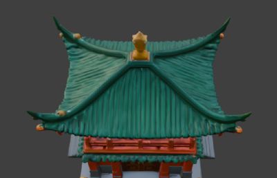 中式古建寺庙