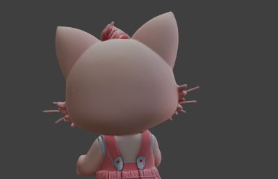卡通猫娘 q版