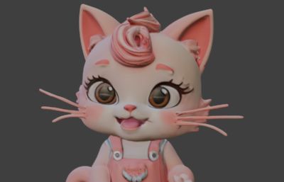 卡通猫娘 q版