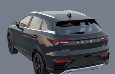 江汽 思皓QX JAC Sei6 Pro汽车塌陷模型