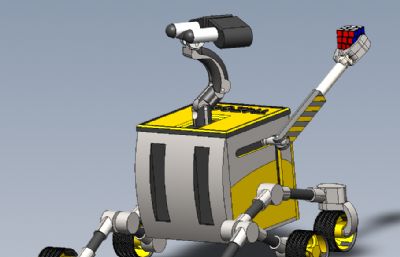 平滑轮瓦力solidworks模型