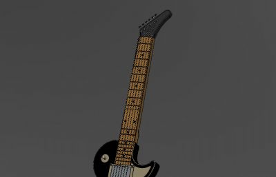 电子吉他solidworks模型