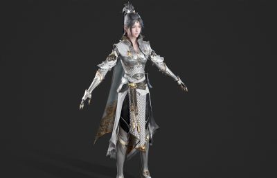 古装汉服 古代美女将军 女战士
