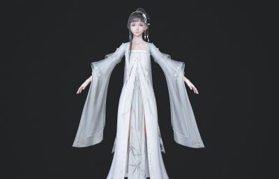 古风汉服女孩 武侠少女萝莉