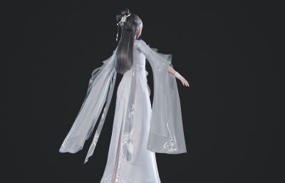 古风汉服女孩 武侠少女萝莉