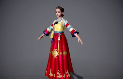 古装汉服 朝鲜族新年服装