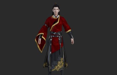 古代帅气的侠客 古装汉服人物