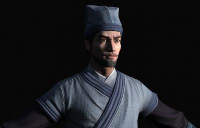 古代家丁仆人 古装汉服小厮