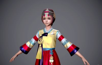 古装汉服 朝鲜族新年服装