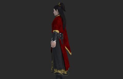 古代帅气的侠客 古装汉服人物