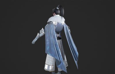 古代武将将军 冬季铠甲盔甲