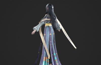 古装汉服小姐姐 古代美女女侠
