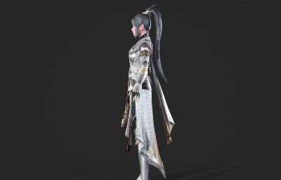 古装汉服 古代美女将军 女战士
