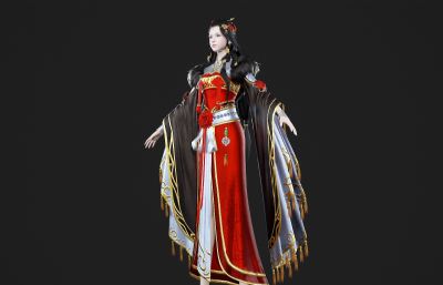 古装汉服 武侠女侠 新娘装美女