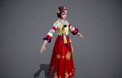 古装汉服 朝鲜族新年服装