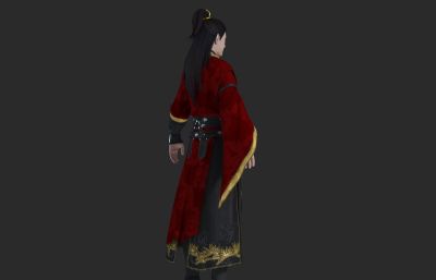 古代帅气的侠客 古装汉服人物