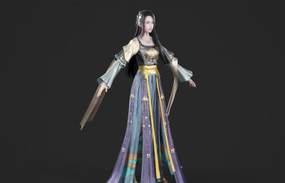 古装汉服小姐姐 古代美女女侠