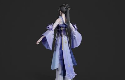 紫衣仙侠小姐姐