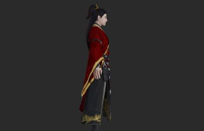 古代帅气的侠客 古装汉服人物