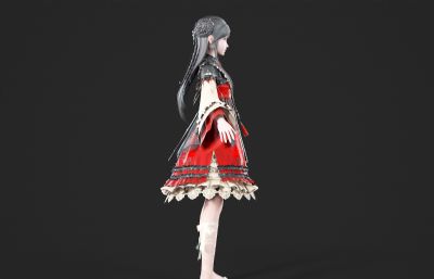 萝莉少女 古风汉服 古装仙侠人物