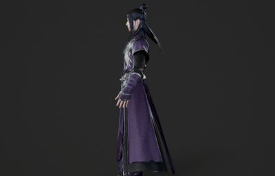 武侠 紫衣侠客 古装人物