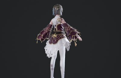 古装汉服 可爱古风小女孩