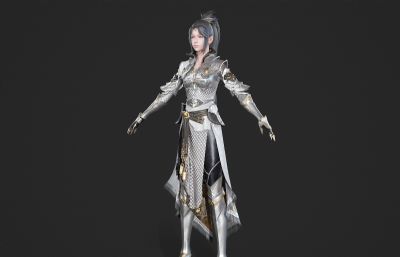 古装汉服 古代美女将军 女战士