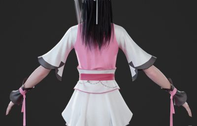 少数民族小姐姐 苗族白族少女