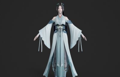 清秀古装美女小姐姐
