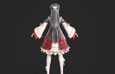 萝莉少女 古风汉服 古装仙侠人物