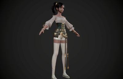 古代小女孩 古装汉服