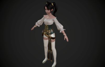 古代小女孩 古装汉服