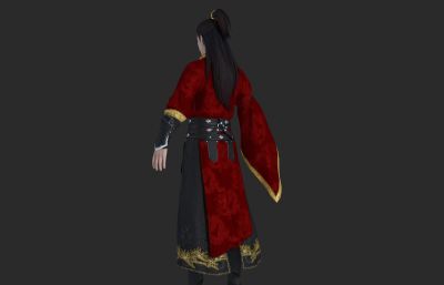 古代帅气的侠客 古装汉服人物