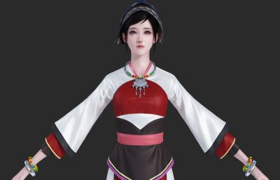 古装 少数民族小姐姐 古风少女