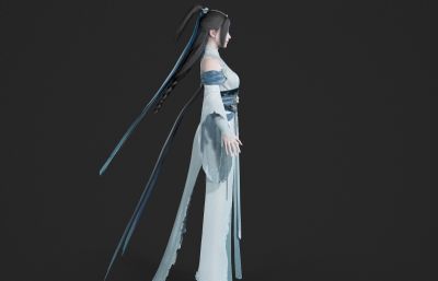 清秀古装美女小姐姐