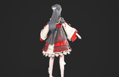萝莉少女 古风汉服 古装仙侠人物