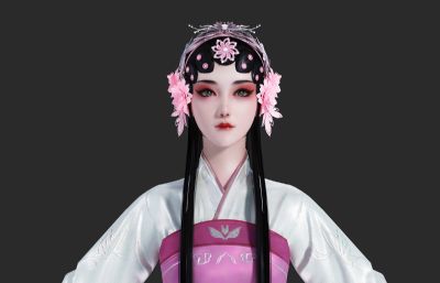 古装花旦美女 少女小姐姐