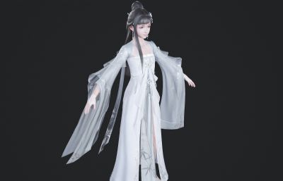 古风汉服女孩 武侠少女萝莉