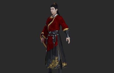 古代帅气的侠客 古装汉服人物